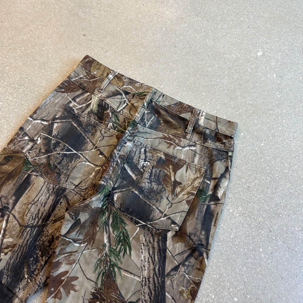 Realtree Camouflage Double Knee Pants Men Size 34x30 Outdoor